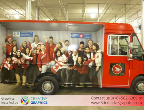 Full Truck Graphics Wrap for the Canada Post