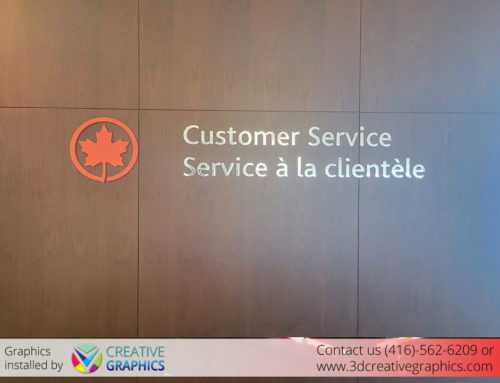 Pin-mount Graphics in the Toronto Pearson International
